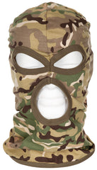Balaclava, 3-Loch, dünn, 100 % Baumwolle