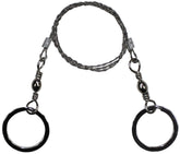 Drahtsäge, mit 2 Ringen