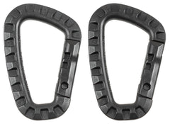 Karabiner, Plastik 2er Pack