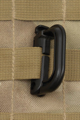 Karabiner, Plastik, "MOLLE" 2er Pack
