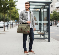 Handtasche, Canvas, "PT"