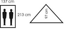 Zelt, "Minipack", 2 Personen