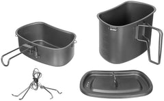 Kochgeschirr, Titan, Klappgriffe, 3-teilig