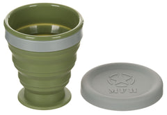 Faltbecher, mit Deckel