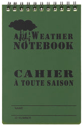 Meldeblock, wasserfest, groß, Spiralbindung, 10 x 15 cm