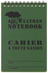 Meldeblock, wasserfest, groß, Spiralbindung, 10 x 15 cm