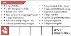 Trek 'n Eat, 7 Tage Ration, "MEAT"