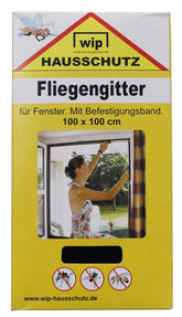 Fliegengitter, "Wip", Befestigungsband, 100 x 100 cm 2 Stück