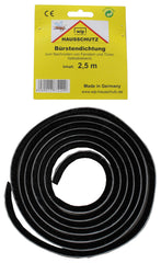 Bürstendichtung, "Wip",schwarz Fenster und Türen Länge: 2,5 m