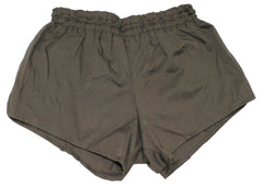 Österr. BH Sporthose, mit Innenhose, oliv, neuwertig