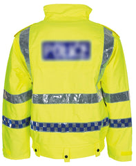 Brit. Signalblouson, Nässeschutz, gefüttert, gebr.