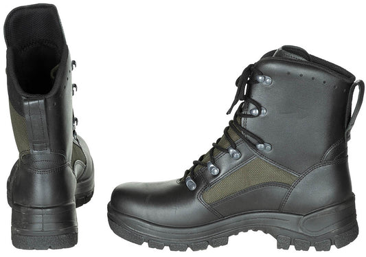 BW Kampfstiefel, Tropen, oliv/schwarz, gebr.