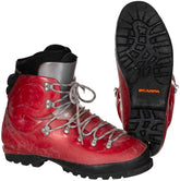 Touren Skistiefel, "SCARPA", rot, gebr.