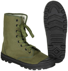 Franz. Commando Stiefel, 8-Loch, Canvas, neuw.