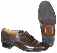 Brit. Halbschuhe, DAMEN, Leder, schwarz, gebr.