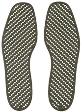 Schwed. Gitter-Einlegesohlen, oliv, neuwertig