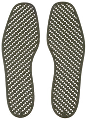 Schwed. Gitter-Einlegesohlen, oliv, neuwertig
