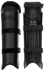 Knie- Schienbeinschützer, aus Hartschale, gebr.