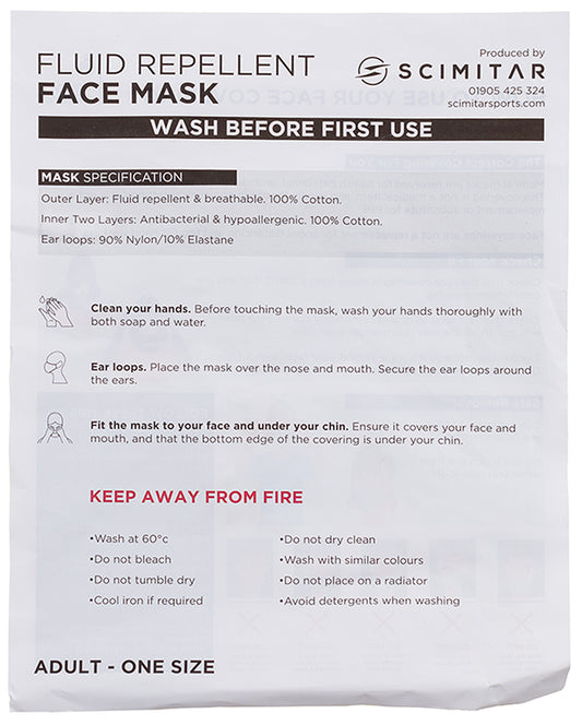 Brit. Gesichtsmaske, 3er Pack, neuw.