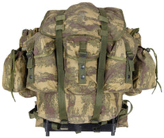 Türk. Rucksack, gebr., Metallgestell