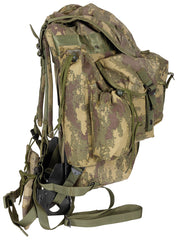 Türk. Rucksack, gebr., Metallgestell
