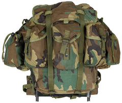 Türk. Rucksack, gebr., Metallgestell