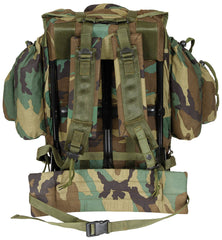 Türk. Rucksack, gebr., Metallgestell