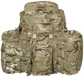Brit. Rucksack, "INF Short", Seitentaschen, IRR, gebr. 1 Ausführung