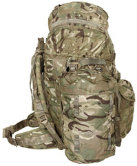 Brit. Rucksack, "INF Short", Seitentaschen, IRR, gebr. 1 Ausführung