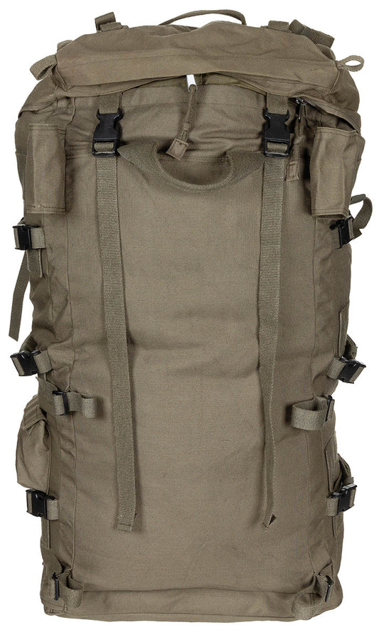 Österr. BH Kraxenrucksack, ohne Tragegestell, oliv, gebr.