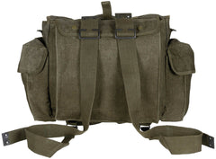 Belg. Rucksack, "Kongo", Canvas, oliv, gebr.