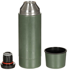 Holl. Vakuum-Thermoskanne, 1 l, Edelstahl, gebr.