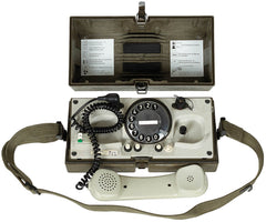 BW Feldtelefon, "Krone WF", im Koffer, gebr.