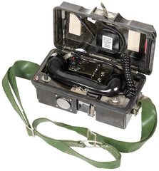 NVA Feldtelefon, neuw., mit Zubehör, im Koffer