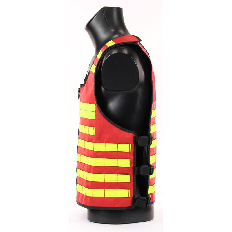 Arbeitsweste MOLLE High-Vis - Rot