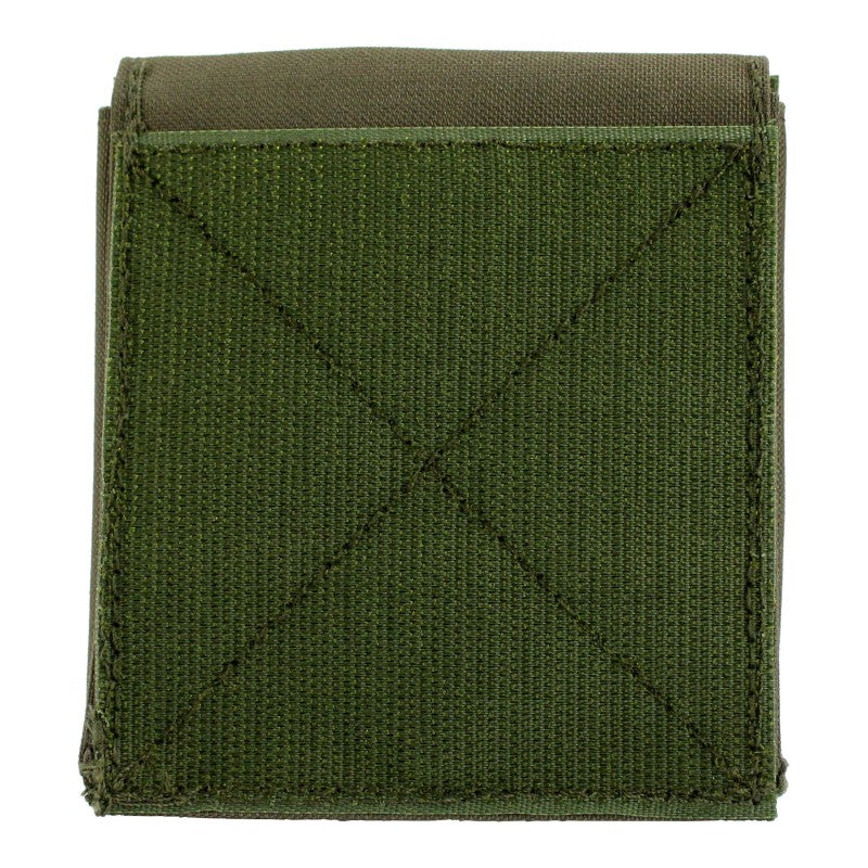 Ausgleichstasche für taktische Helmbezüge Universal Kletttasche 10cm x10xm - Oliv