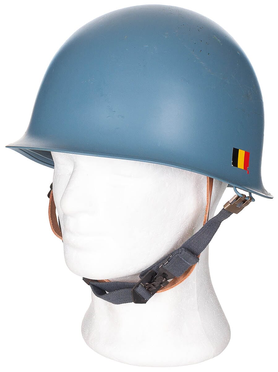 Belg. Helm "M51" hell(gebraucht) Helme/Zubehör MFH Standard Blau 
