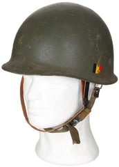 Belg. Helm "M51"  mit(gebraucht) Helme/Zubehör MFH Standard Oliv 