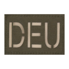 DEU Patch groß - Steingrau-oliv