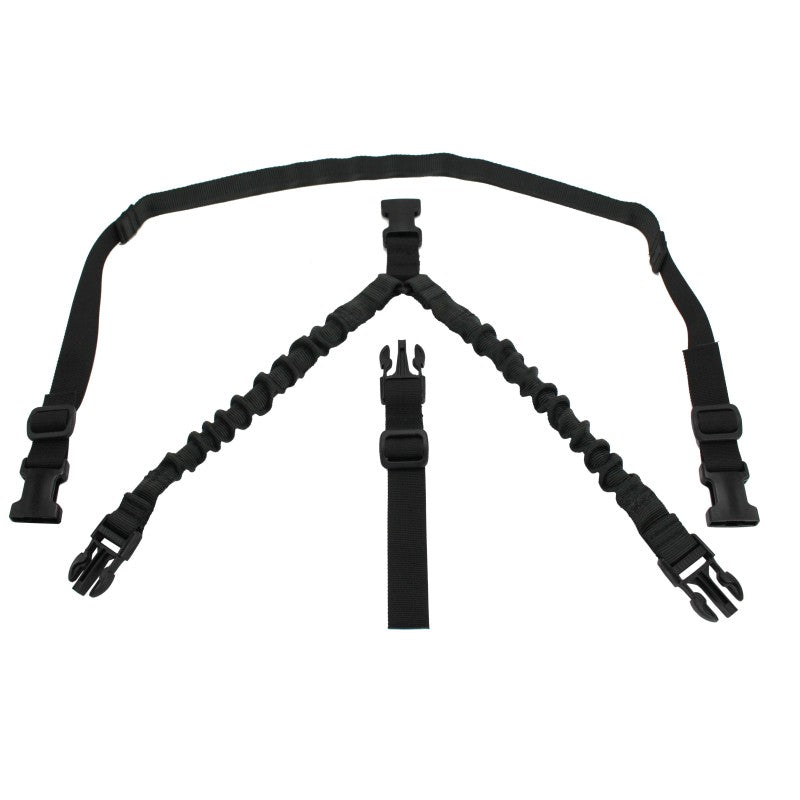 Ein-Punkt Gewehrriemen - Schwarz