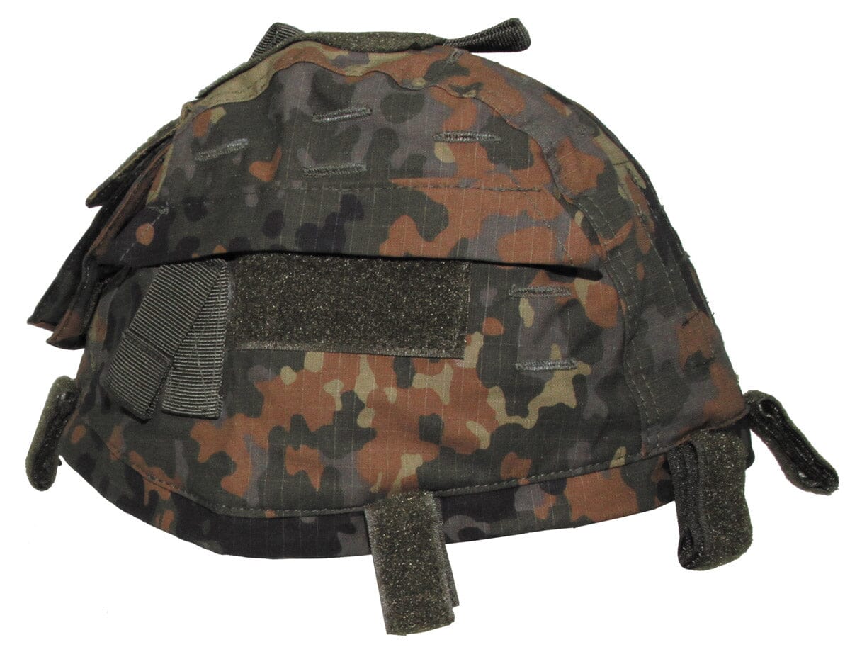 Helmbezug mit Taschen Helme/Zubehör MFH Standard Flecktarn 