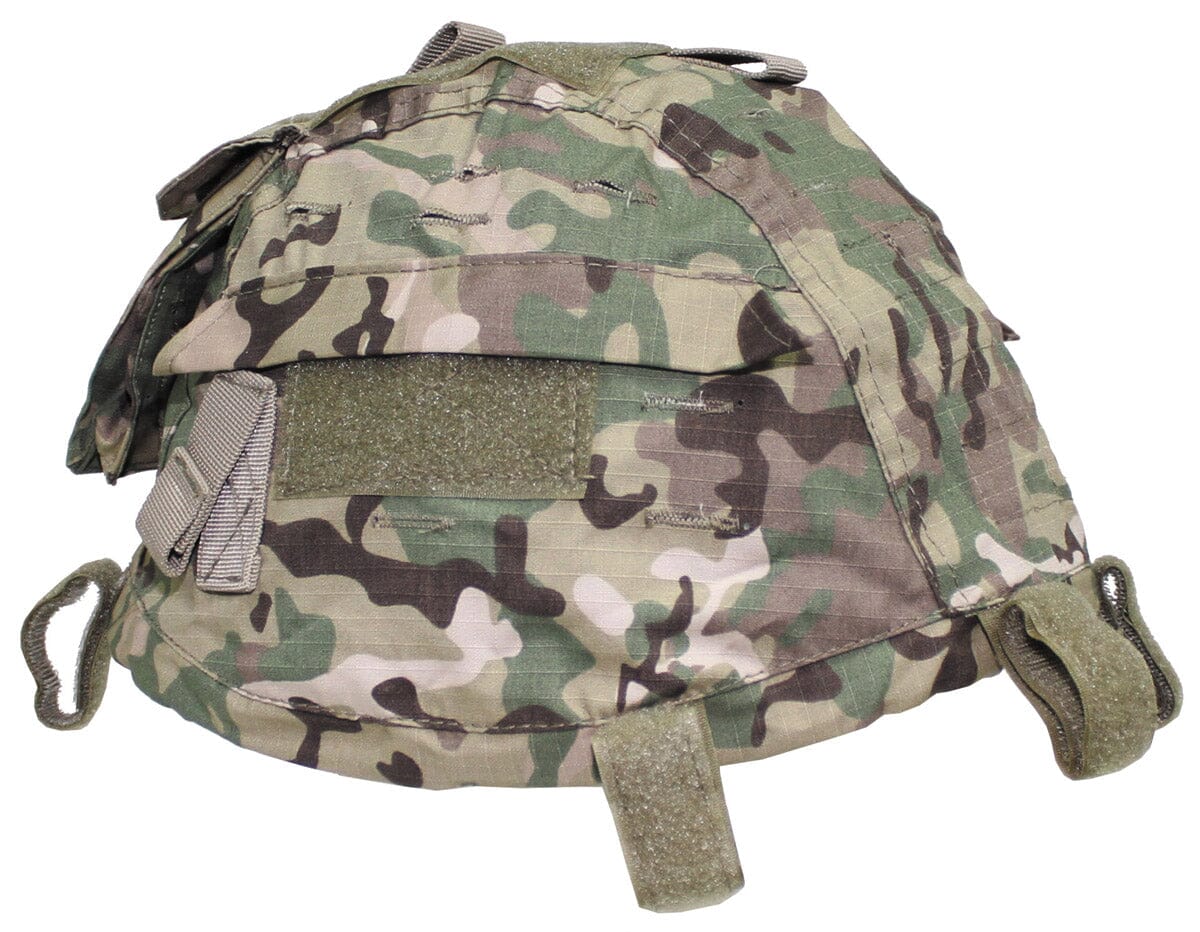 Helmbezug mit Taschen Helme/Zubehör MFH Standard Operation Camo 