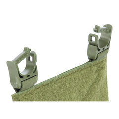 Hüfttasche modular Klettadapter - Steingrau-oliv