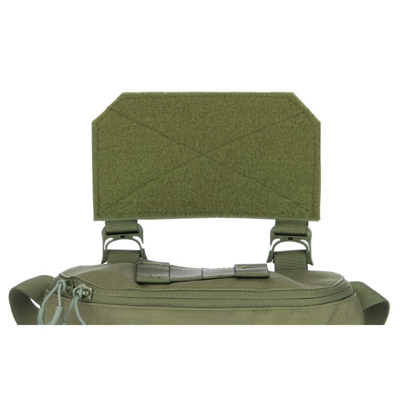 Hüfttasche modular Klettadapter - Steingrau-oliv