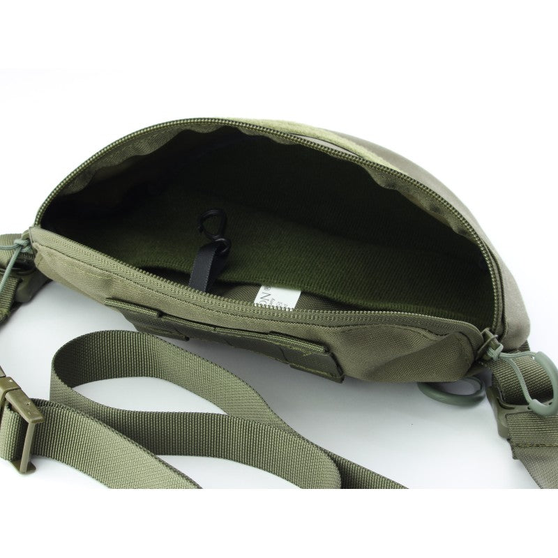 Hüfttasche modular - Steingrau-oliv