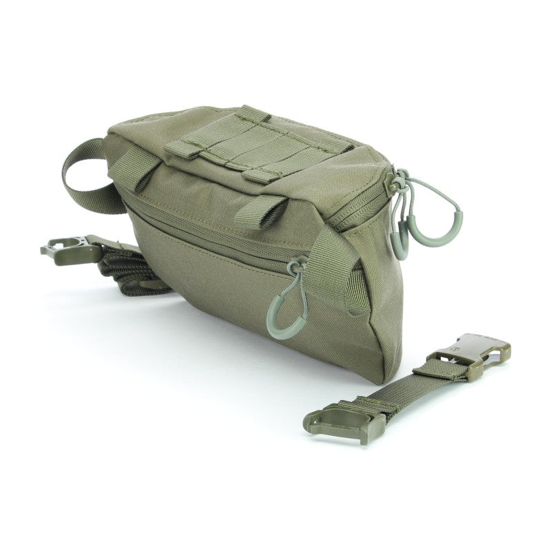 Hüfttasche modular - Steingrau-oliv