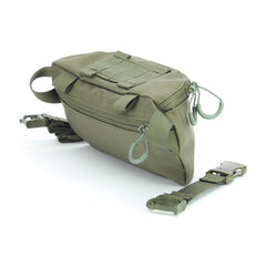 Hüfttasche modular - Steingrau-oliv