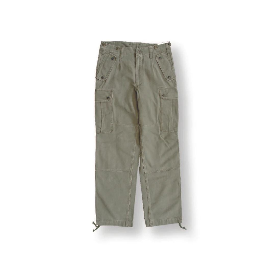 Kommando-Hose mit Gesäß- und Knieverstärkung (gewaschen) Leo Köhler 22 (32/30) Oliv