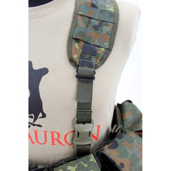 Nonmodularer Split Front Chest Rig - Flecktarn