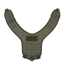 Nonmodularer Split Front Chest Rig - Steingrau-oliv